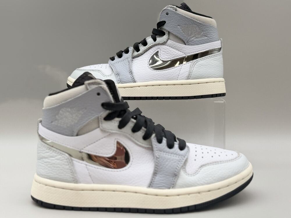 Women’s Jordan 1 Zoom Air CWC White/Metallic Silver (FJ4652-100) Size 5